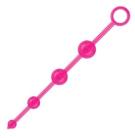 Fallo anale 4 fluo beads acid Pink - Falli - Sexy Shop Ingrosso