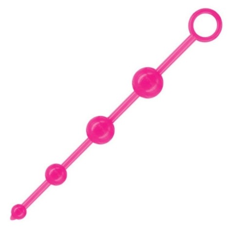 Fallo anale 4 fluo beads acid Pink - Falli - Sexy Shop Ingrosso