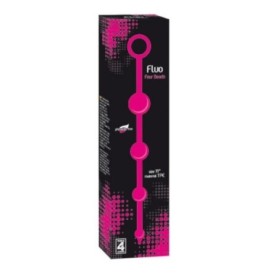 Fallo anale 4 fluo beads acid Pink - Falli - Sexy Shop Ingrosso