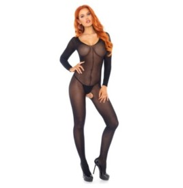 Tuta sleeves long black leg avenue - Tute Bodystocking - Sexy Shop ...