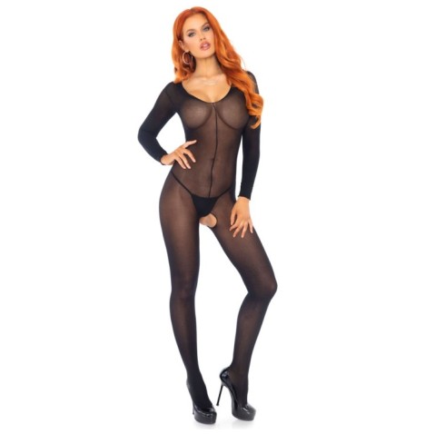 Tuta sleeves long black leg avenue - Tute Bodystocking - Sexy Shop ...