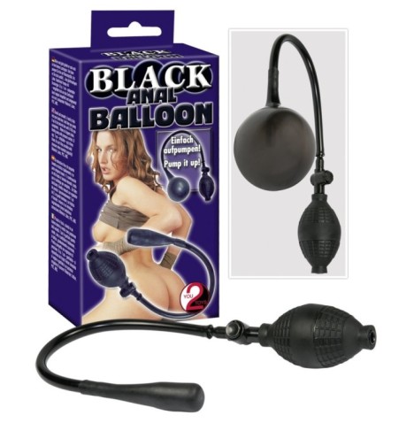 Fallo anale gonfiabile black anal balloon