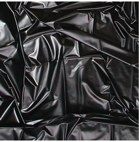 TELO COPRILETTO IN LATEX SEXMAX WETGAMES 180 X 220 CM BLACK - Macch...