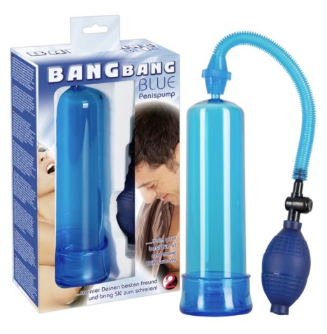 Pompa per allungare pene bang bang Blu