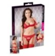 strip set rosso cottelli collection intimo sexy red