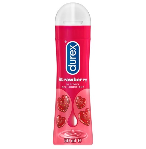 Lubrificante durex Strawberry Gel Play 50ml - Lubrificanti Aromatiz...