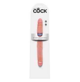 FALLO DOPPIO REALISTICO KING COCK 12 SLIM DOUBLE DILDO FLESH