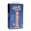 Fallo ultra realistico dildo the realistic cock 8 white flesh