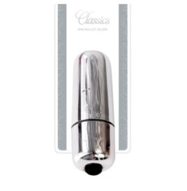 Mini vibratore vaginale per clitoride Bullet classic Silver