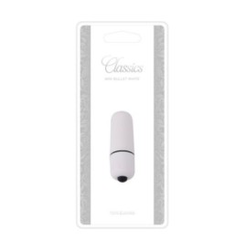 Mini vibratore vaginale per clitoride Bullet classic White