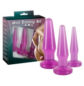 Kit 3 plug Anali Training Set purple anal