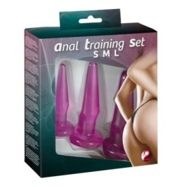 Kit 3 plug Anali Training Set purple anal