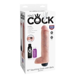 Fallo realistico squirting con testicoli king cock 10 squirting cock w balls