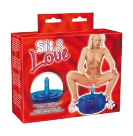 Cuscino dell'amore con vibratore macchina per sesso Vibrating Chair Blu