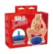 Cuscino dell'amore con vibratore macchina per sesso Vibrating Chair Blu