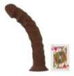 Fallo Realistico dildo The D racin' D 10 chocolate