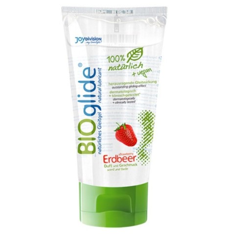 Lubrificante biologico commestibile alla fragola Bioglide 80 ml