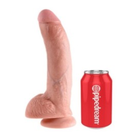 Fallo dildo realistico con ventosa king cock 9 with balls flesh