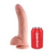 Fallo dildo realistico con ventosa king cock 9 with balls flesh