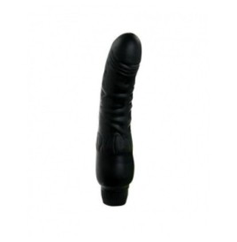 Vibratore Realistico the black dildo fallo vaginale soft love