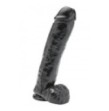 Dildo realistico Fallo Maxi Nero grande con ventosa the cock 11