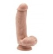 Fallo realistico dildo con ventosa e testicoli get real cock 6 flesh