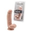 Fallo realistico dildo con ventosa e testicoli get real cock 6 flesh