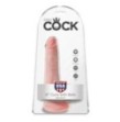 Dildo con ventosa fallo realistico vaginale king cock 6 testicoli