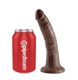 Fallo Realistico dildo king Cock Vaginale anale con ventosa 7 brown