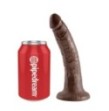 Fallo Realistico dildo king Cock Vaginale anale con ventosa 7 brown