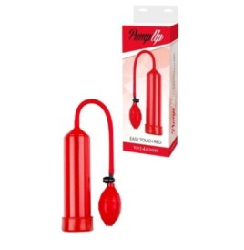 Pompa per allungare il pene sviluppatore pump up easy touch Rosso