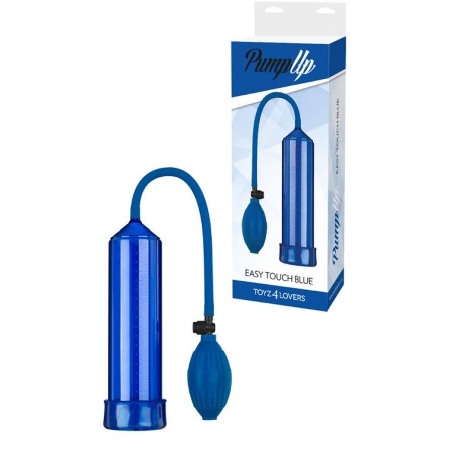 Pompa per allungare il pene sviluppatore pump up easy touch Blue