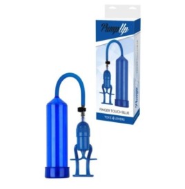 Pompa per allungare il pene sviluppatore pump up finger touch Blue