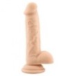 Fallo realistico dildo vaginale con ventosa e testicoli in silicone safe rod large flesh 7