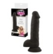 Fallo realistico nero dildo vaginale in silicone con ventosa Rod Large Black