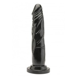 Fallo con ventosa realistico dildo vaginale nero cock 7