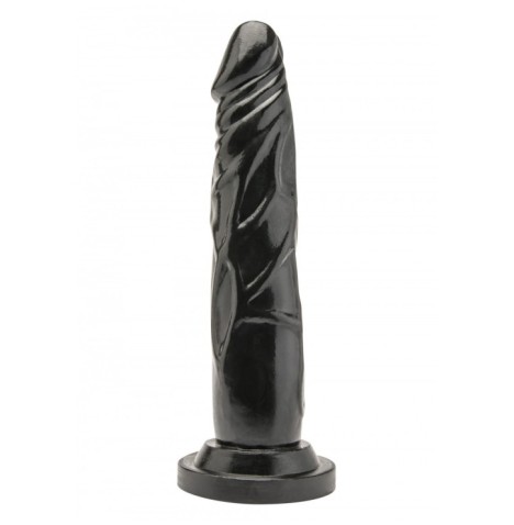 Fallo con ventosa realistico dildo vaginale nero cock 7