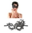 Maschera per notte da donna sexy nera veneziana gothic charm