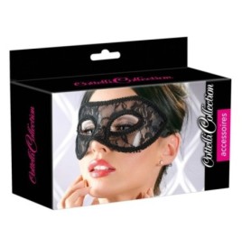 Maschera per notte da donna sexy nera veneziana gothic black