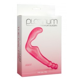 Fallo strap on indossabile dildo vaginale anale in premium silicone rosa senza imbragatura