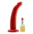 Fallo strap on indossabile vaginale anale dildo per punto G the red cock