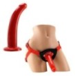 Fallo strap on indossabile vaginale anale dildo per punto G the red cock