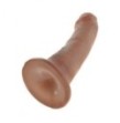 Fallo con ventosa dildo realistico vaginale king cock 6 tan