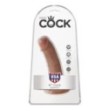 Fallo con ventosa dildo realistico vaginale king cock 6 tan