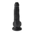 Fallo nero king cock dildo realistico vaginale con testicoli 6 cock