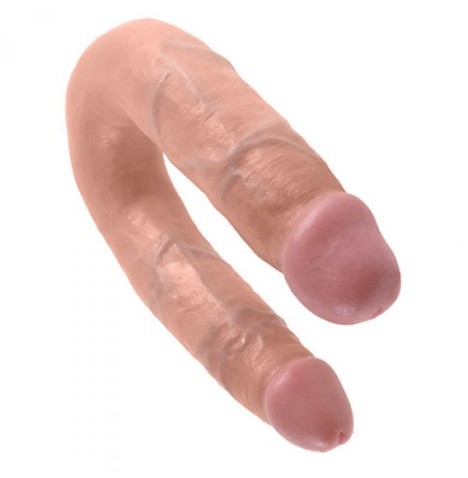 Fallo doppio vaginale anale dildo realistico king cock flesh shaped medium flesh