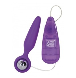 Vibratore Plug anale fallo con vibrazione butt Booty Call Booty Glider Viola