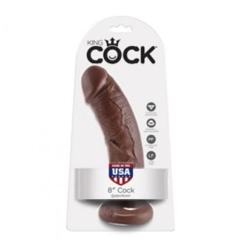 Fallo king cock realistico dildo vaginale con ventosa 8 flesh