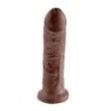 Fallo king cock realistico dildo vaginale con ventosa 8 Brown