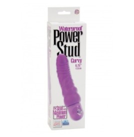 Vibratore vaginale realistico impermeabile pene finto power stud curvy